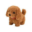 Cachorro de pelúcia interativo da Kenmeko, brinquedo de pelúcia fofinho para cães pequenos, com detalhes realistas e macios.