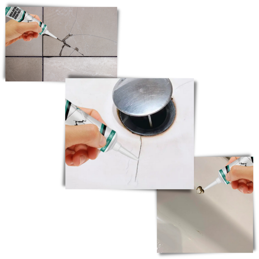 Kit de pâte de réparation de céramique Cuoff, colle et adhésifs de construction pour reparações de cerâmica.