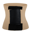 Corset minceur bege da marca Homyl, roupa modeladora para emagrecimento, visível na imagem com detalhes de textura.