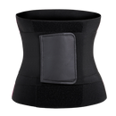 Corset minceur preto Homyl, roupa íntima modeladora com design curvilíneo para modelar a cintura e a silhueta.