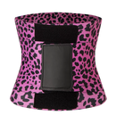 Corpete modelador Homyl na cor roxa com estampa de leopardo, estilo sous-vêtements, ajusta a silhueta e oferece suporte confortável.