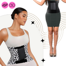 Corset minceur Homyl, model Curvemaster Triple Shaper, roupa íntima modeladora sem mostrar detalhes, ajusta a silhueta.