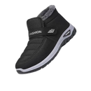 Bota de inverno acolchoada da Notime para atividades de inverno, com isolamento térmico e design preto confortável.
