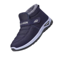 Bota de inverno acolchoada da Notime, isolamento térmico, ideal para atividades e esportes de inverno, na cor azul.