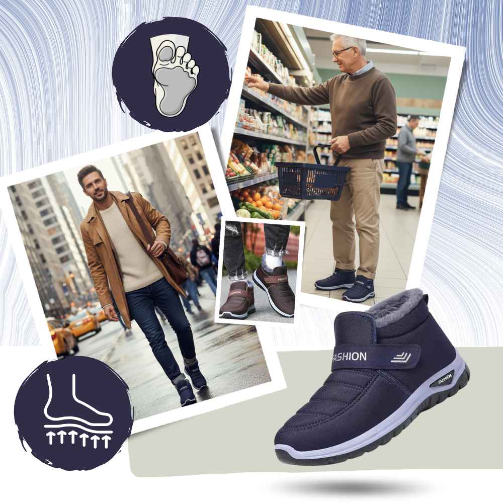 Bota feminina de inverno da Notime, rembourrada e com isolamento térmico, ideal para atividades e esportes de inverno.
