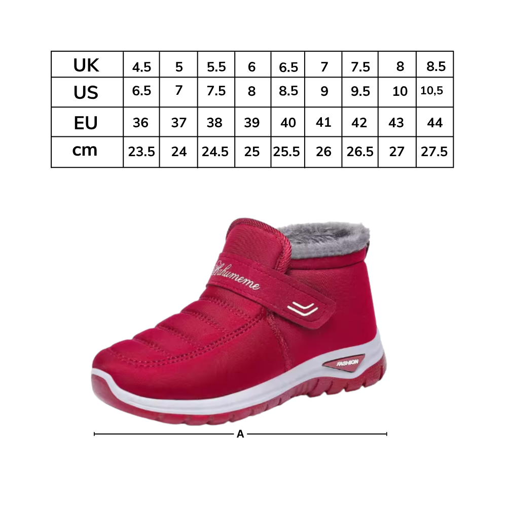Bota de inverno acolchoada e térmica Notime, ideal para atividades de esporte de inverno com isolamento térmico.