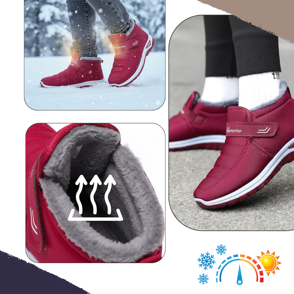 Botinas de inverno da Notime com isolamento térmico acolchoado, ideais para atividades e esportes de inverno.