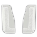 Pack de 2 suportes de telefone adesivos para carro da marca Cute Party, peças de reposição para veículos, fixação prática e segura