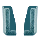 Pack de 2 supports de téléphone adhésifs para carrosel, peças de reposição para veículos da marca Cute Party, na cor branca.
