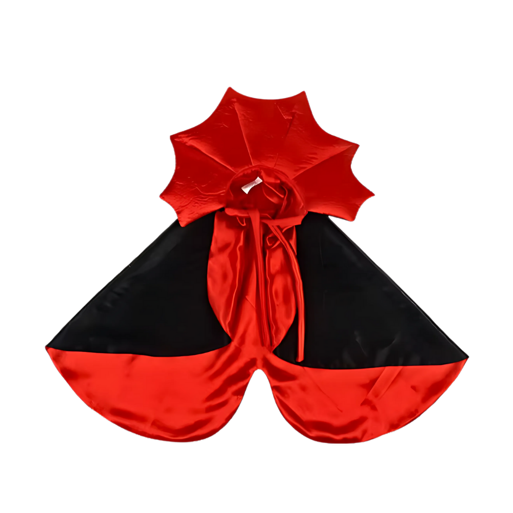 Fantasia de Halloween de Drácula para pets, fantasia fofa de animais de estimação da marca Iflyooy com tema assustador e divertido.
