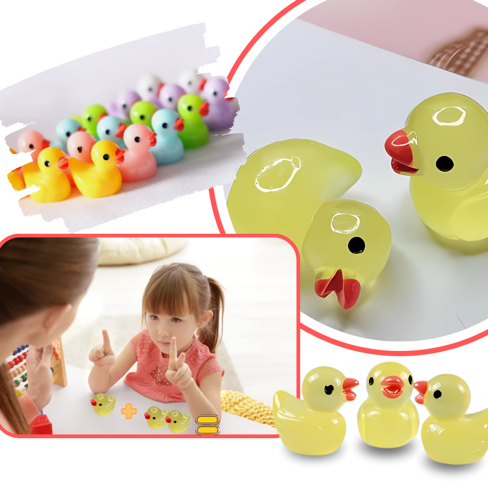 Brinquedo de desafio com pequeno pato da Sanbonepd, brinquedo de atividade fofo com pato brincalhão e colorido.
