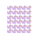 Brinquedo de desafio com pato pequeno da Sanbonepd, brinquedo de atividade luminoso roxo com design fofo e divertido.