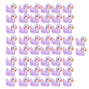 Brinquedo de desafio com pato pequeno luminoso roxo, brinquedo de atividade da marca Sanbonepd, com pato fofo e luz vibrante.