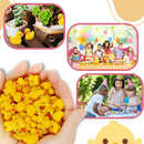 Brinquedo de desafio com pequeno pato Sanbonepd, brinquedo de atividade fofo com pato amarelo e detalhes coloridos.