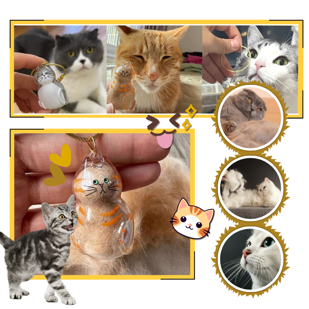 Chaveiro de cápsula com pelúcia de gato, lembranças fofas, brinco para animais de estimação, marca Allasfun