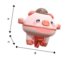 Brinquedo coelhinho equilibrista da Jhomerit, brinquedo de atividade fofo e divertido para crianças