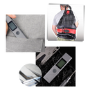Télémètre laser digital inteligente Daakro, ferramenta de medição com visor digital e design compacto.