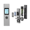 Télémètre laser digital inteligente daakro com visor, mostra medidas precisas, ferramenta de medição e detecção.