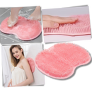 Escova de banho relaxante DabuLiu para costas e pés, com cerdas macias para higiene e bem-estar corporal.
