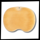 Escova de banho relaxante DabuLiu para costas e pés, com cerdas de silicone cinza para higiene e bem-estar.