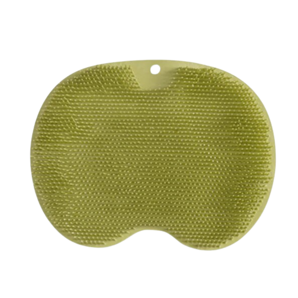 Escova de banho relaxante DabuLiu para costas e pés, com cerdas macias para higiene e bem-estar corporal.