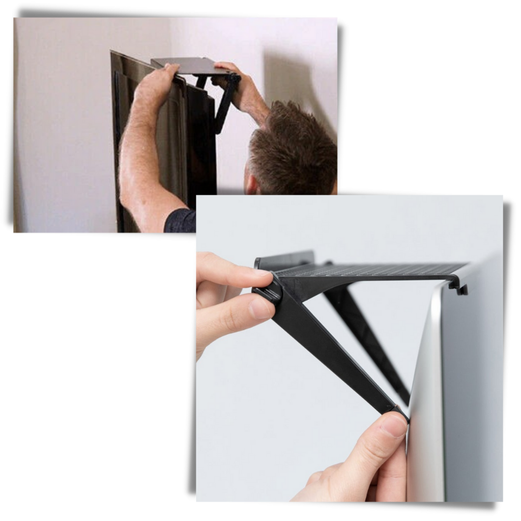 Escritório multifuncional Daciye preto com estante para monitor, mesa moderna para estudo ou trabalho.