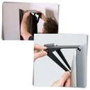 Escritório multifuncional Daciye preto com estante para monitor, mesa moderna para estudo ou trabalho.
