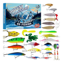 Calendário de Advento de pesca Borang com surpresas diárias para amantes de pesca e atividades ao ar livre.