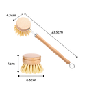 Escova de limpeza ecológica Danjastic para utensílios de cozinha, com cerdas sustentáveis e design resistente