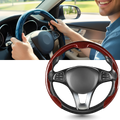 Housse antideslizante para volante Darshion, acessório de decoração e manutenção para veículos, em vermelho.