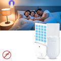 Piège lumineux a insectes Deago para desinsetização, com 5 cartazes adesivos em dispositivo plug-in.