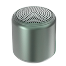 Caixa de som Bluetooth mini com graves profundos da Floepx, cor verde escuro, componente de áudio portátil e compacta.