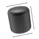 Mini caixa de som Bluetooth Floepx com graves profundos, componentes de áudio portáteis e compactos para som de alta qualidade