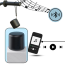 Mini alto-falante Bluetooth Floepx com graves profundos, componentes de áudio portátil e compacto para som de alta qualidade.