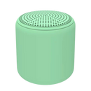 Alto-falante Bluetooth Mini Floepx com graves profundos, componente de áudio portátil na cor verde claro.