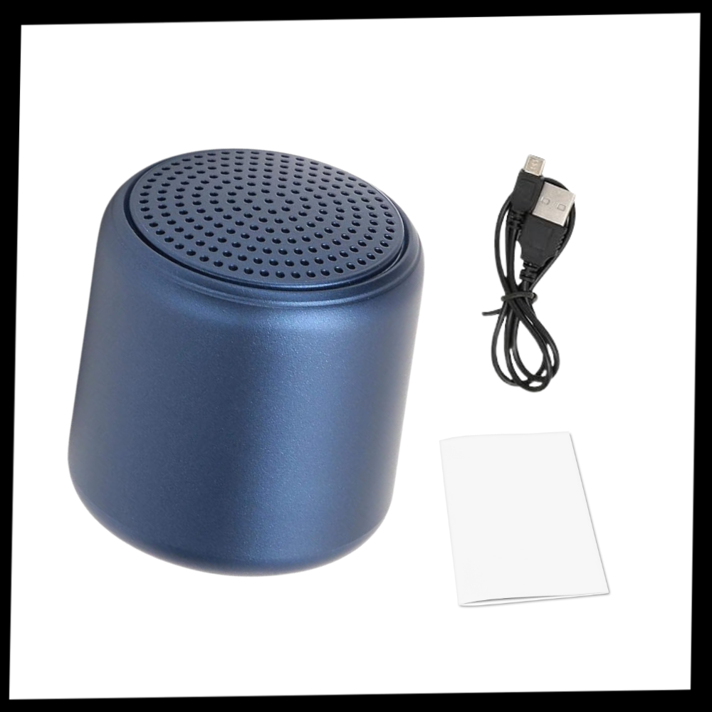 Mini caixa de som Bluetooth Floepx com baixo profundo, componentes de áudio compactos e portátil para som de alta qualidade.