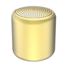 Mini caixa de som Bluetooth Floepx com graves profundos, portátil e de cor amarela, ideal para áudio de alta qualidade.