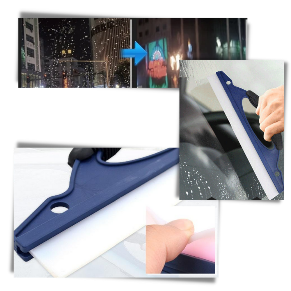 Raclette de nettoyage de pare-brise Dianli para manutenção e decoração de veículos, ideal para limpar vidros de carros.
