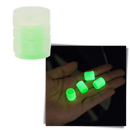 Bouchons de valves lumineux pour voitures Dicoly, pièce détachée automobile, en bleu, pour pneus et roues.