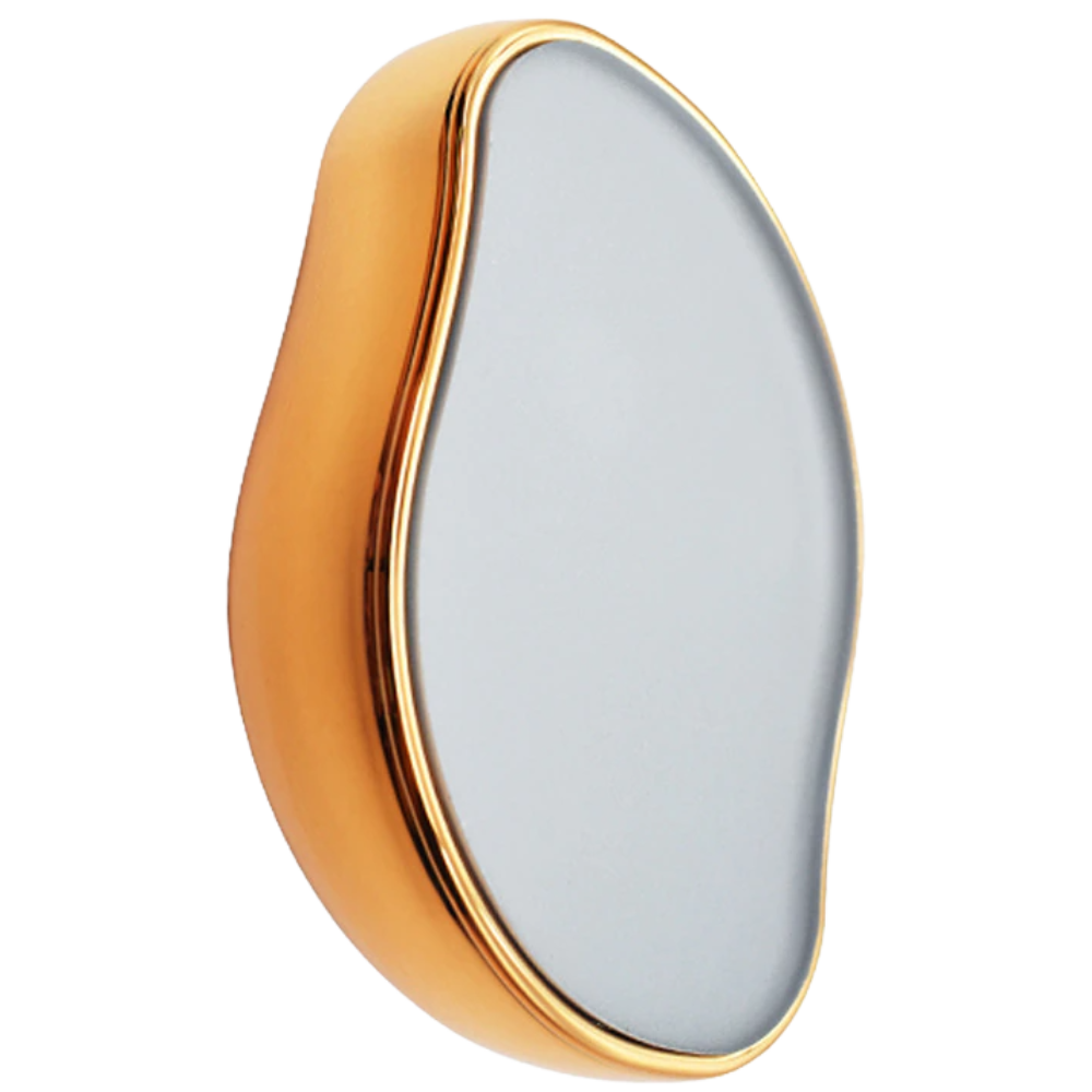 Goma epilatória de cristal Dicoly para cuidados com a pele, na cor dourada, ideal para remoção de pelos e cuidados pessoais.