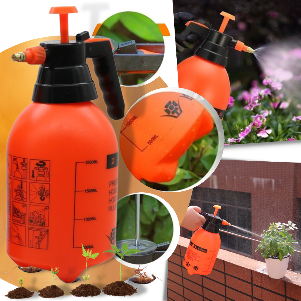 Pulvérisateur de jardin Dido de 2L, bomba de jardim para pulverização de plantas e cuidados com o jardim.