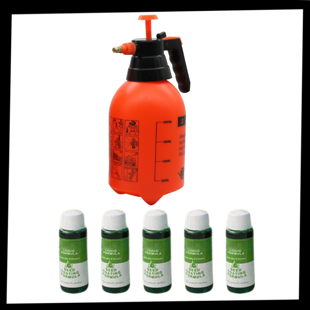 Pulvérisateur de jardin à pompe Dido de 2L, ferramenta de jardinagem para aplicação de líquidos e fertilizantes.