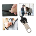 Conjunto de 6 cursors clipsáveis Dido para substituir fechos éclair em projetos de artesanato e costura.