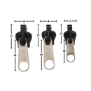 Conjunto de 6 cursors clipsáveis Dido para substituir fechos éclair em projetos de lazer criativo.
