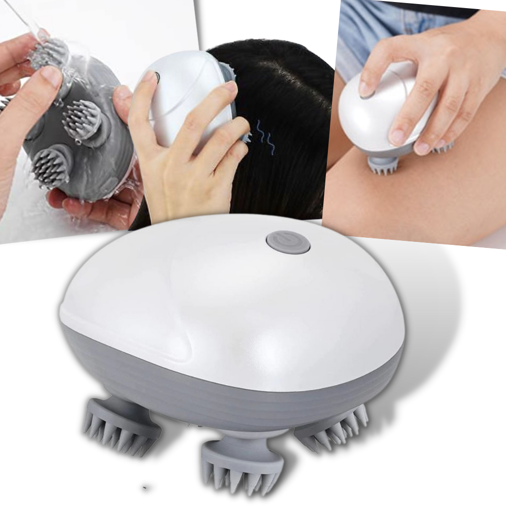 Masseur vibratório para couro cabeludo da marca Dido, dispositivo de massagem e relaxamento para a cabeça.