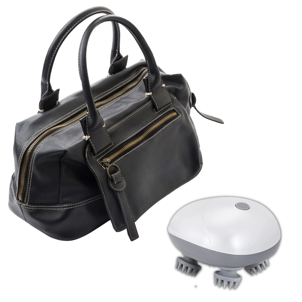Massageador vibratório Dido para o couro cabeludo, com design ergonômico para relaxamento e estímulo capilar.