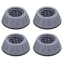 Conjunto de 4 patins de borracha anti-vibração Dido para pés de móveis, proteção e estabilidade.