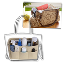 Organizador de bolsa preto da Dido para arrumar e otimizar o espaço no interior de bolsas femininas.