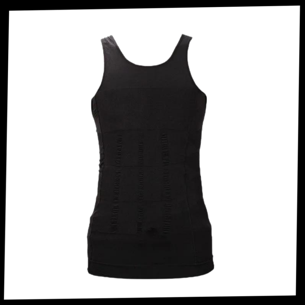 Pacote de modelador corporal masculino discreto da Duckyun Inc., roupa íntima ajustada para emagrecimento e conforto.