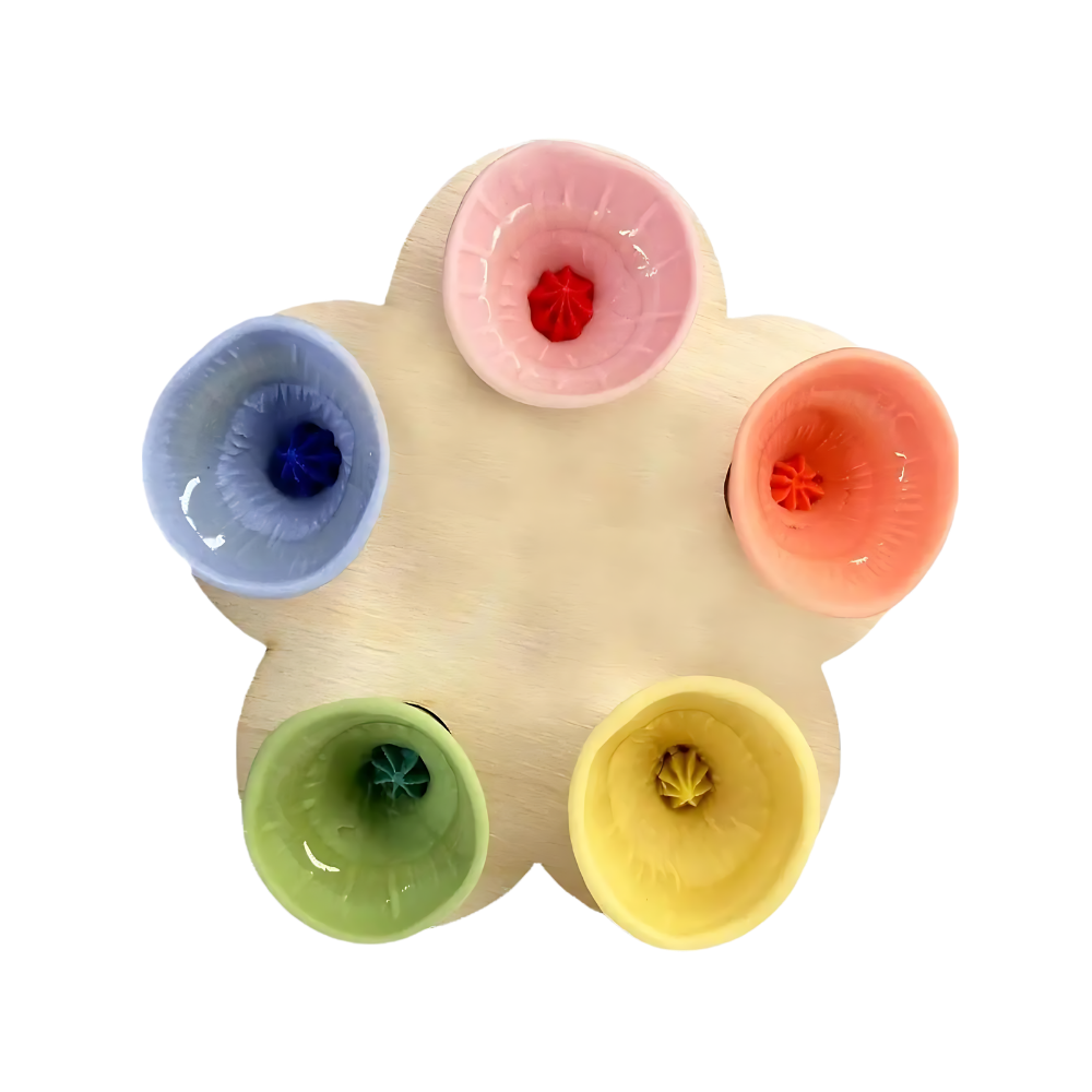 Abreuvoir para abelhas da marca Wioihee, com revestimento reativo UV, em cores multicoloridas, ideal para cabanas de animais selvagens